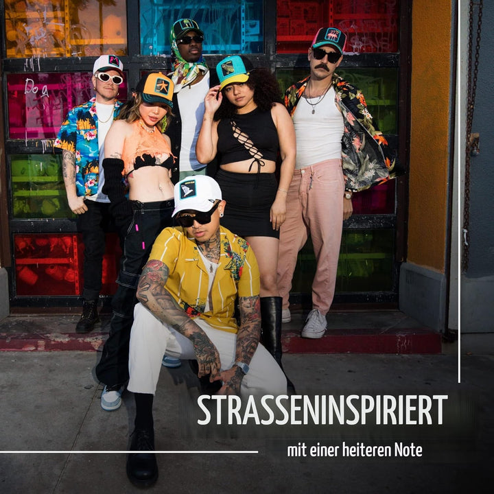 Goorin Bros. Herren The Farm A-Frame Trucker-Kappe Baseballkappe Einheitsgrösse Black the Cock, Einh