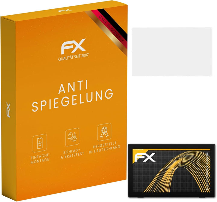 atFoliX Panzerfolie kompatibel mit XP-PEN Artist 22 2. Generation Schutzfolie, entspiegelnde und sto