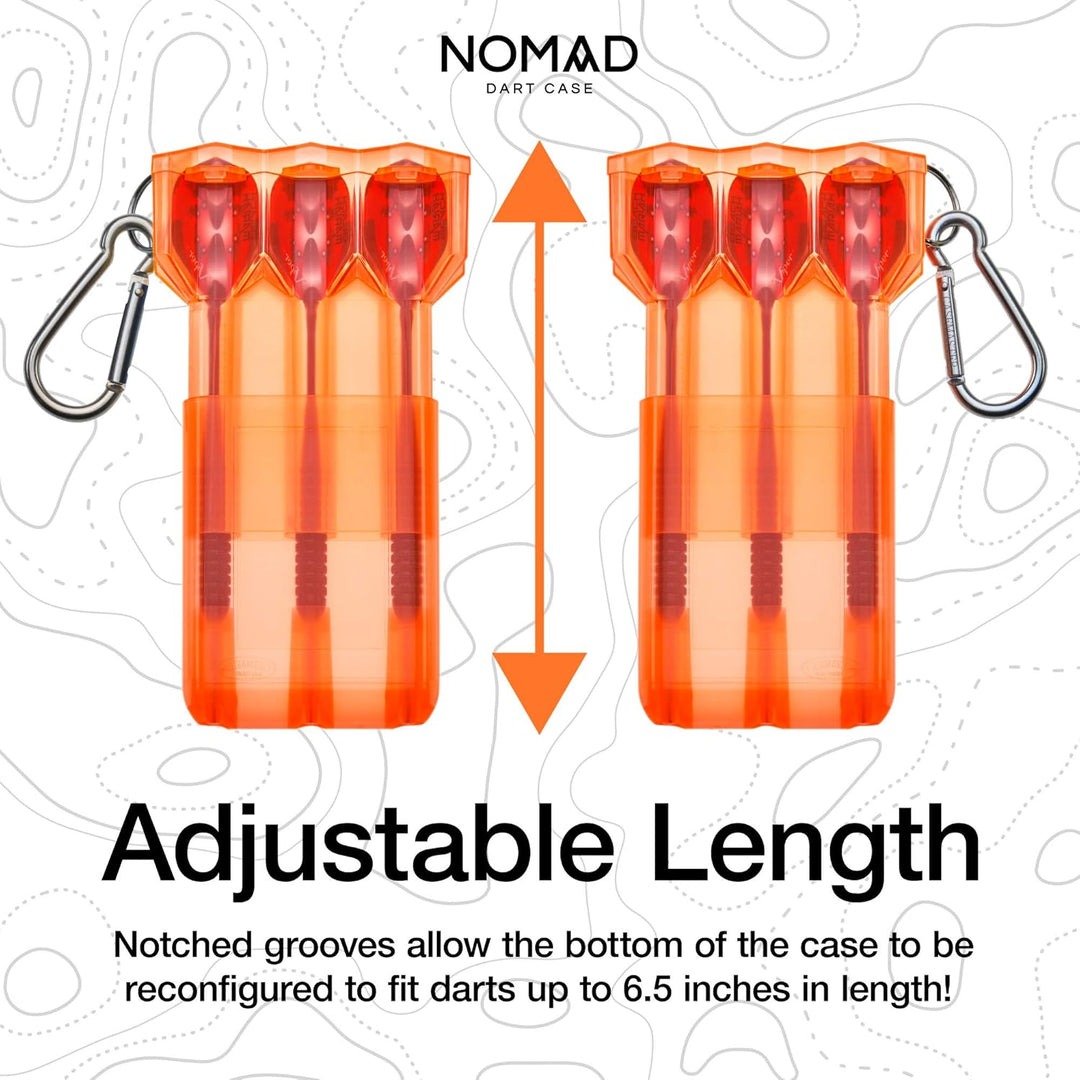 Casemaster von GLD Products Nomad verstellbare Darttasche Neon-orange, Neon-orange