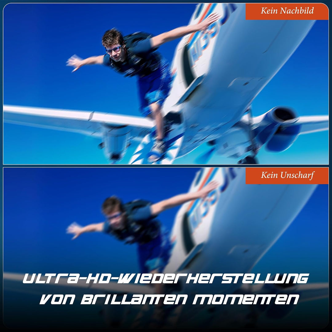 Mini Action Cam WiFi, 4K Bodycam Körperkamera, Unterwasserkamera