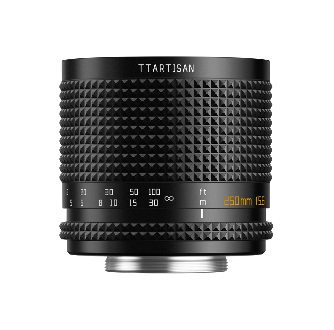 TTArtisan 250 mm F5.6 Reflex (Doughnut Bokeh) Metallgehäuse, kompatibel mit M42-Halterung, Schwarz,