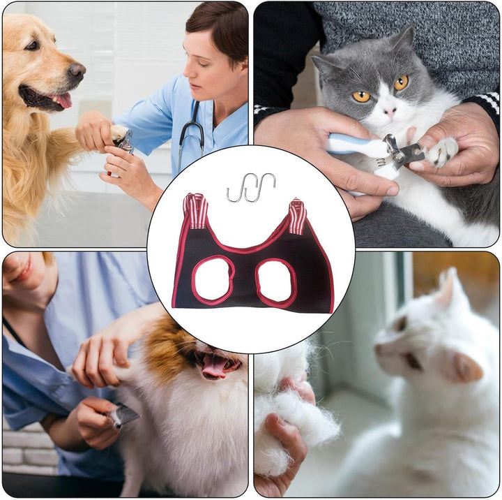 Pflegehängematte - Hundepflegegeschirr | Atmungsaktiver -Entspannungs | Pflegehelfer für Katzen, ver