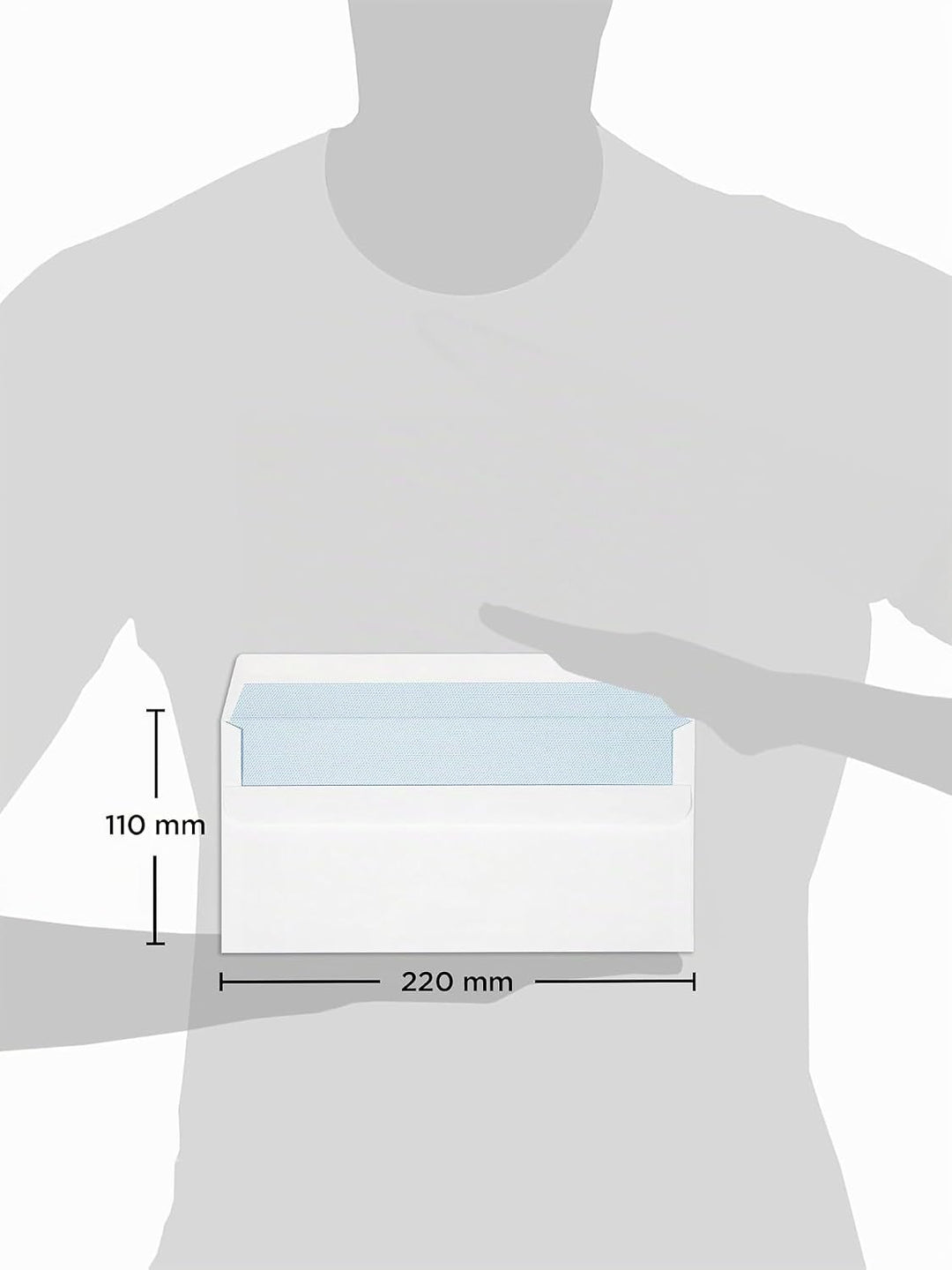Blake Purely Everyday 12772 Briefumschläge Selbstklebend Weiss DL 110 x 220 mm - 75 g/m² | 1000 Stüc