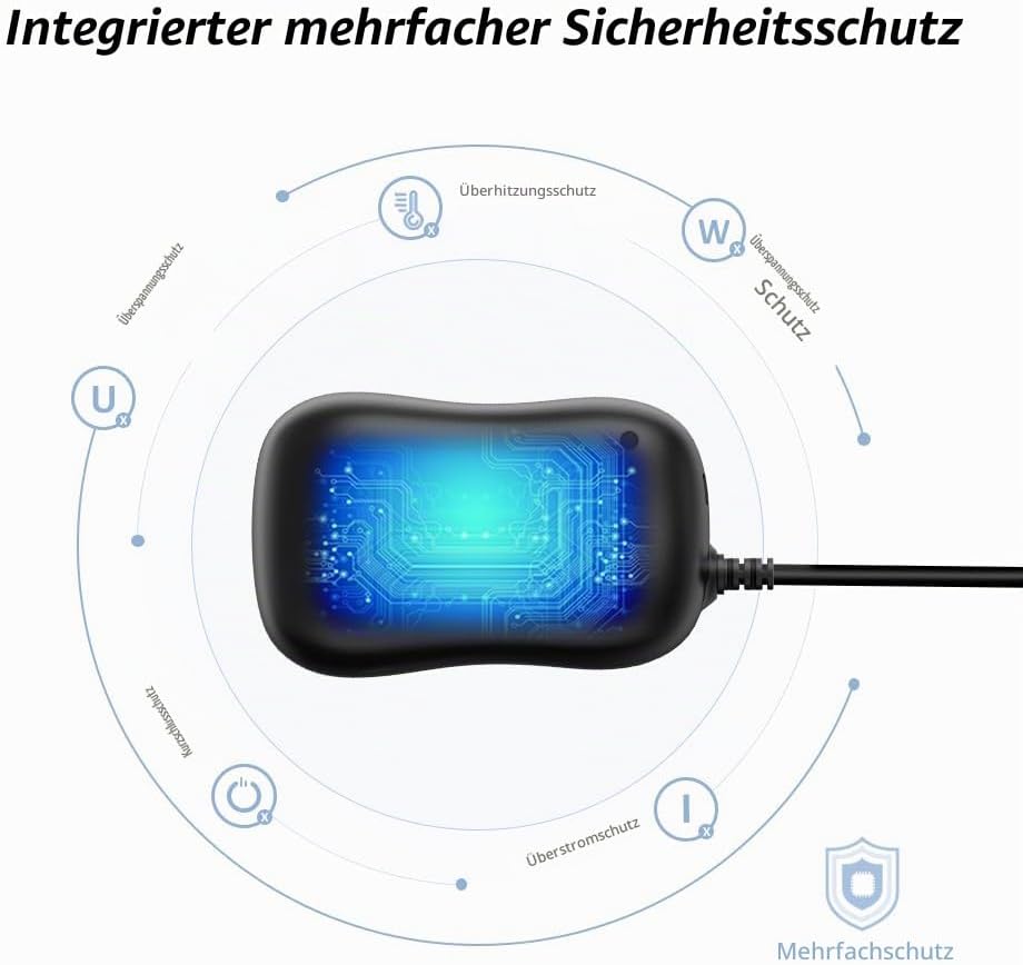 Zolt Universal AC zu DC 3V 4.5V 5V 6V 7.5V 9V 12V 2A Netzteil mit 5V 2A USB Port und 10 DC Steckern