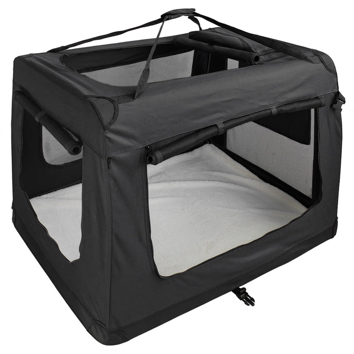 Faltbare Hundebox Transporttasche Transportbox Auto für Katze Hunde Grosse Kleine Box Bag Bed Decke