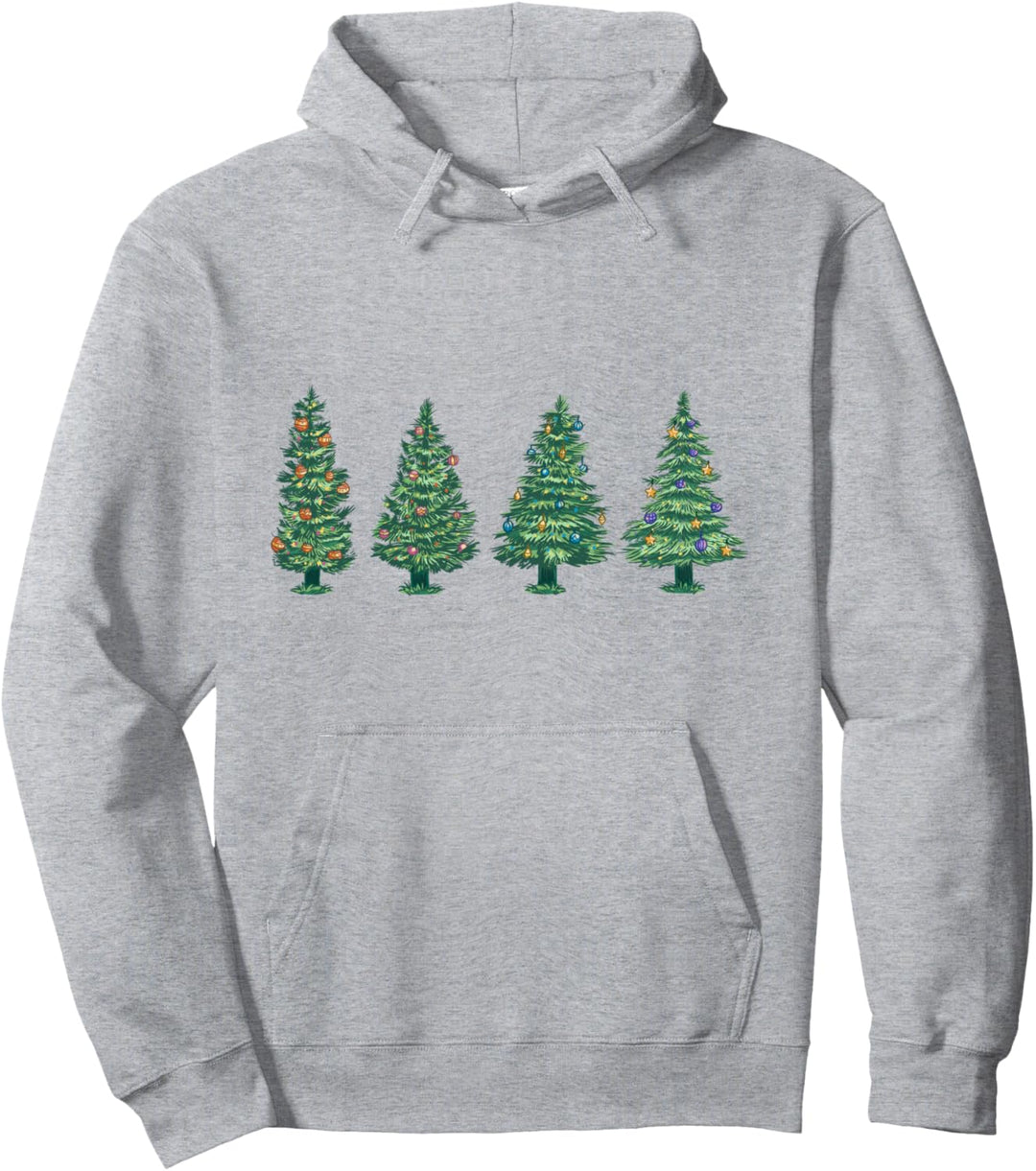 Weihnachtsbaum Happy Christmas X-Mas Weihnachten Pullover Hoodie