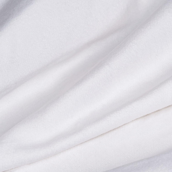 MOON Luxury Molton Spannbetttuch, Matratzenauflage 100% Baumwolle ca. 120x200, ca. 680 g/m² mit Rund