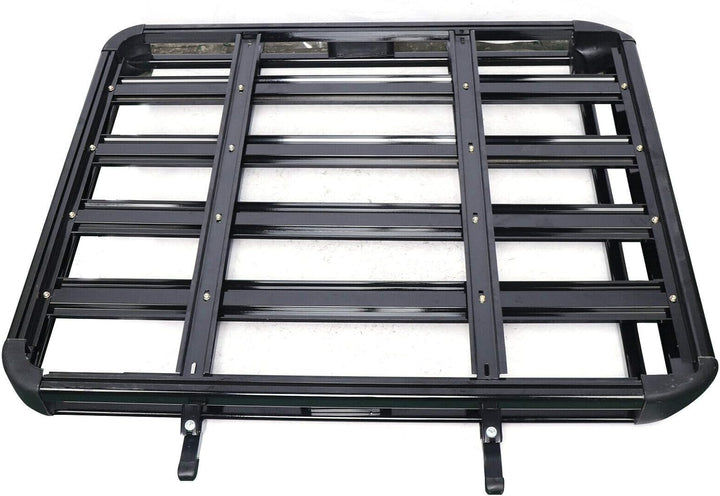 Dachgepäckträger, Aluminium Dachgepäckträger Gross Schwarz Auto Dachkorb Leichtes Dachträger 127 X 9
