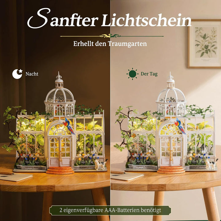 Rolife Botanical Oasis DIY Miniaturhaus-Modellbausatz für Erwachsene