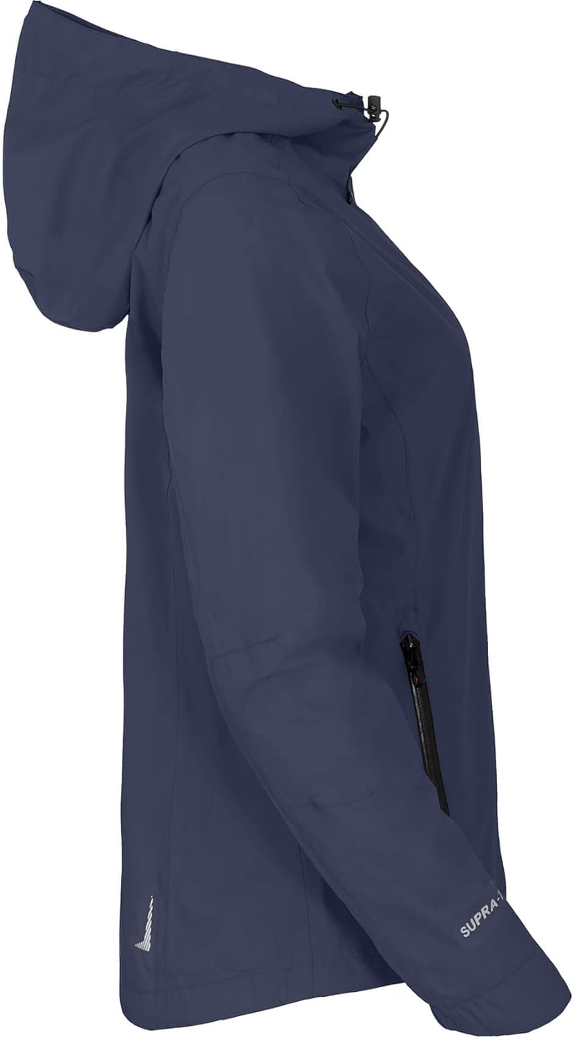 Bergson Damen Regenjacke HELLI - Wanderjacke - Fahrradjacke - Outdoorjacke - wasserdicht - winddicht
