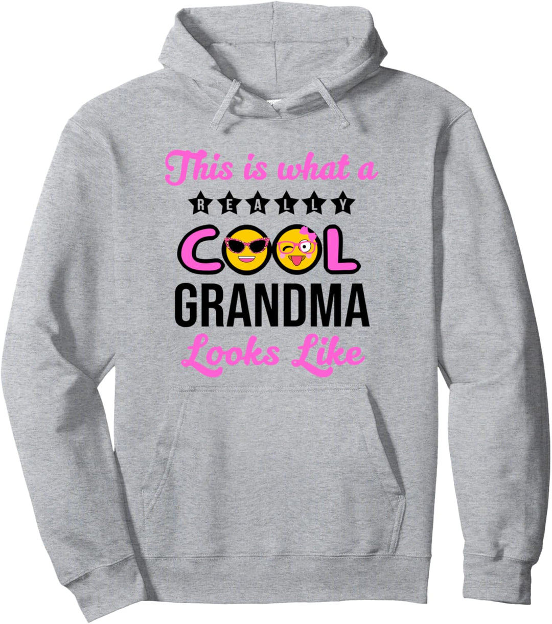 Funny Mother's day Birthday gift for Grandma from Grandkids Pullover Hoodie