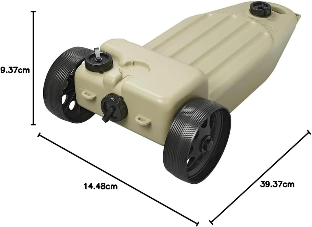 Hitchman Rolltank Waste Master, für Abwasser, Beige