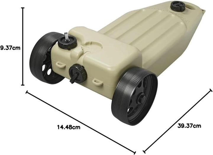 Hitchman Rolltank Waste Master, für Abwasser, Beige