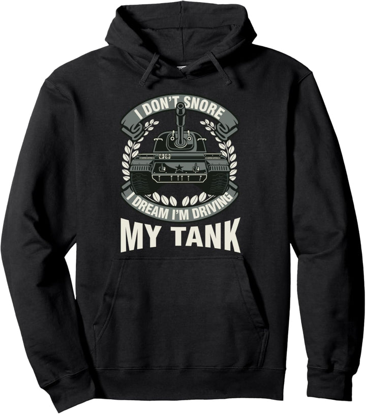 Ich Schnarche Nicht Träume Panzer Panzerfahrer Träumen Pullover Hoodie