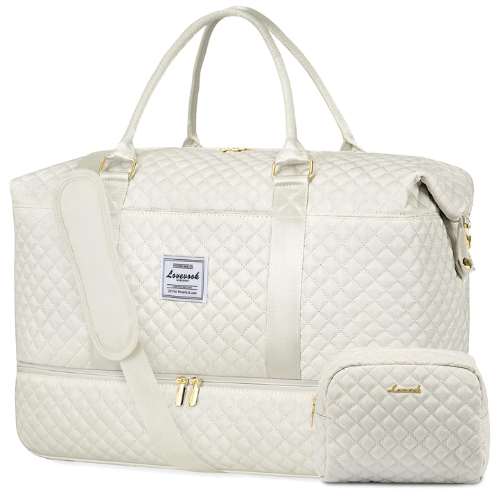 LOVEVOOK Sporttasche Damen Reisetasche Gross Weekender Travel Duffle Bag mit Kulturbeutel Handgepäck