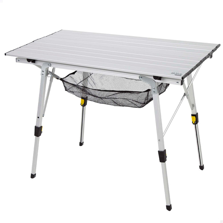 AKTIVE Klapptisch, 90 x 51 x 45/70 cm, Teleskopbeine, rutschfeste Stopper, Tischplatte und Struktur
