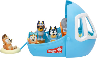 BlueY 3-in-1 Flugzeug-Spielset zum Ausklappen; Verwandlung von Flugzeug in Hotelresort & Boot! 70 cm