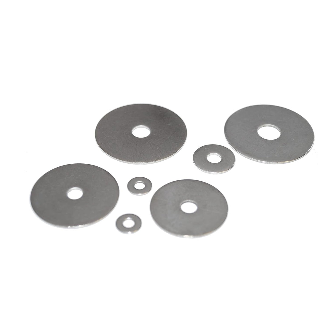 Karosseriescheiben M12 Edelstahl V2A 20 Stück Unterlegscheiben 12,5X50X1,5 mm aus rostfreier Edelsta
