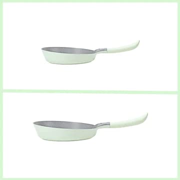 AKIS LE MACARON Pfannenset aus Aluminiumguss 2tlg. Bratpfannen 24cm 28cm Grün Pfannen 24cm+ Pfannen
