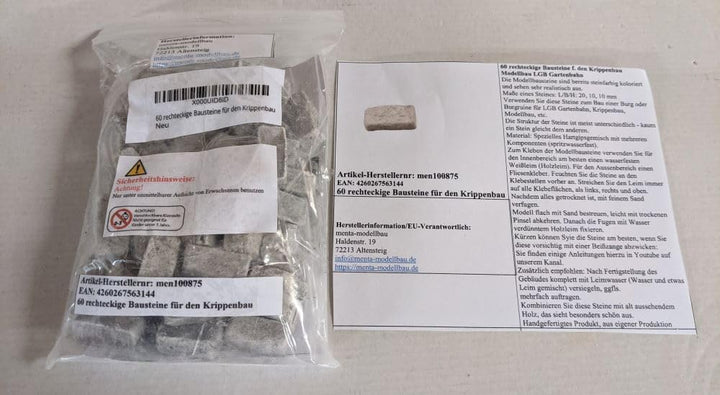menta-modellbau Sinai Ruinenbausteine, 85 Stck., Krippenbau