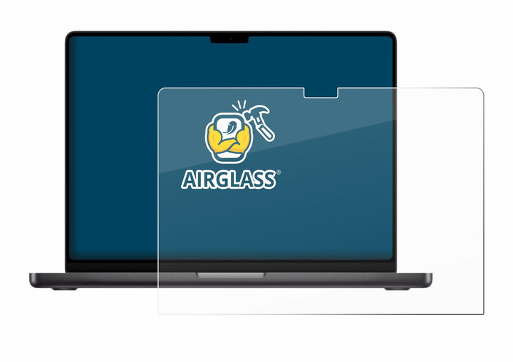 BROTECT Schutzglas für Apple MacBook Pro 16" M5 2026 Schutzfolie Panzer Folie Glas[Extrem Kratzfest