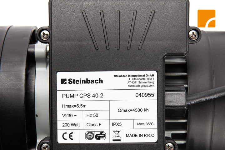 Steinbach Filteranlage Classic 250N – 040385 – Pumpe für Pools mit bis zu 19.000 l – Mit 7-Wege-Vent