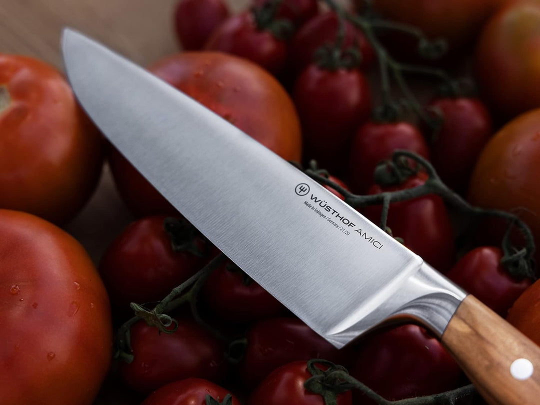 WÜSTHOF Amici Kochmesser 20 cm, Holzfarbe,silber, Kochmesser 20 cm