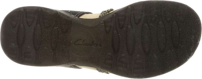 Clarks Damen Amanda Ease Sandale 37.5 EU Black Combi, 37.5 EU Black Combi