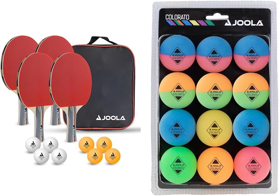 JOOLA Tischtennis-Set Team School Bundle mit Ballset, Bundle mit Ballset