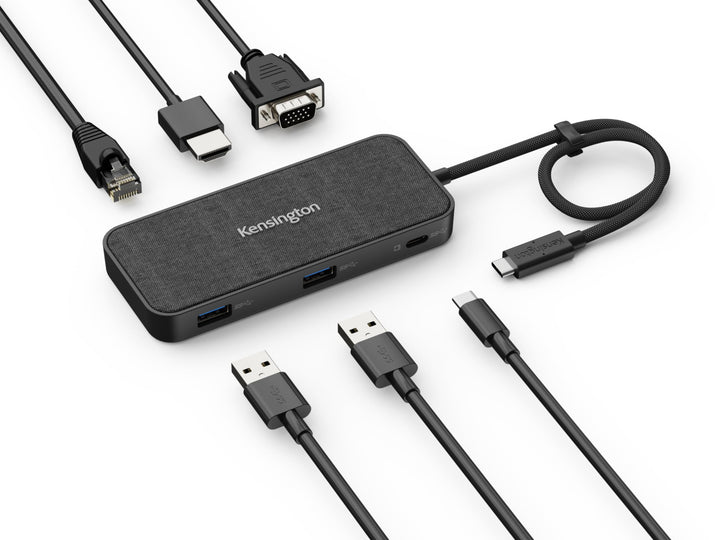 Kensington SD1650p USB-C Single 4K Tragbare Docking Station, Mobiles Dock mit HDMI, Kompatibel mit A