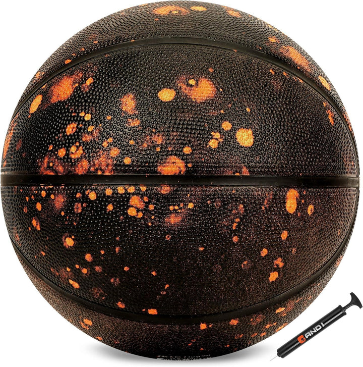 AND1 Chaos Basketball: Offizielle Regulierung Grösse 7 (74,9 cm) Gummi - Deep Channel Construction S