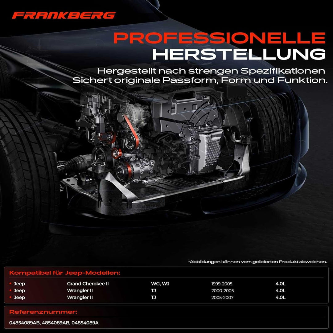 Frankberg Spannrolle Riemenspanner Keilrippenriemen Kompatibel für Grand Cherokee II Wrangler II 4.0