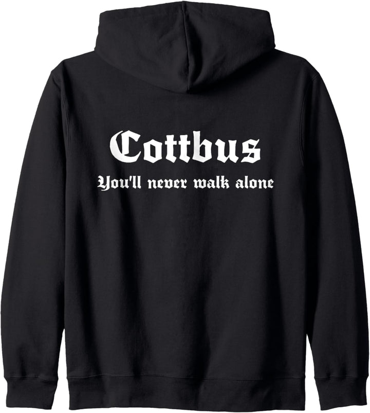Cottbus You'll Never Walk Alone Kapuzenjacke