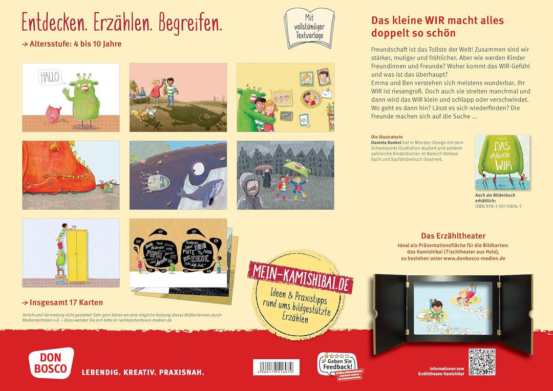 Das kleine WIR. Kamishibai Bildkartenset: Entdecken - Erzählen - Begreifen: Bilderbuchgeschichten. E