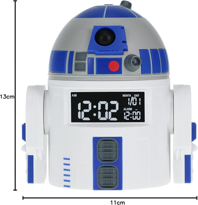 Paladone R2D2 Wecker - Offiziell Lizenziertes Star Wars Merchandise, mit R2D2-Sounds, perfekte Dekor