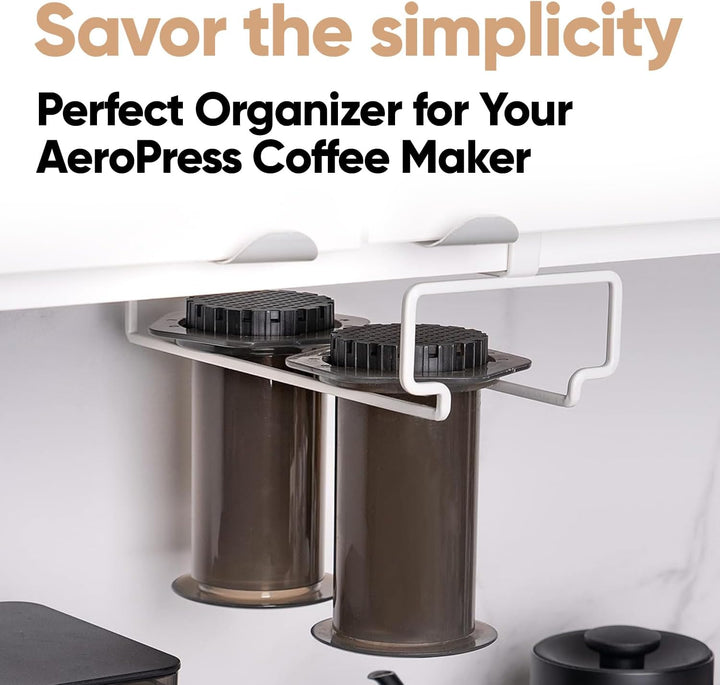 Altura The RACK:Hanging Shelf Rack for AeroPress Coffee Maker.Accessories, Organizer, Storage, Holde