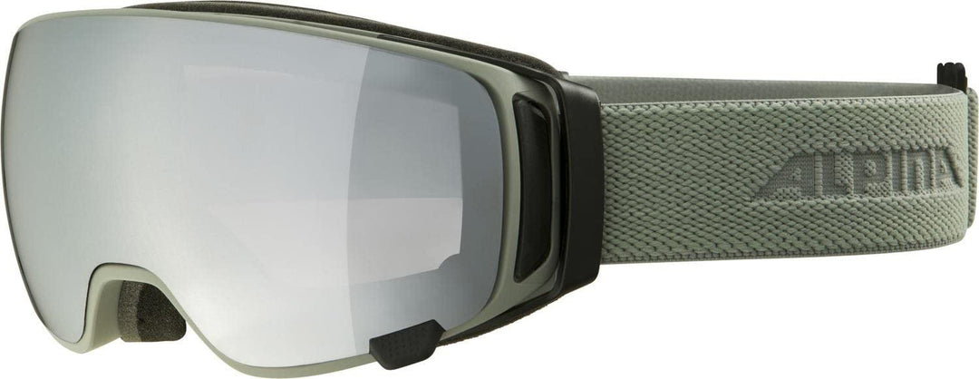ALPINA Unisex - Erwachsene, DOUBLE JACK MAG Q Skibrille, moongrey, One size Einheitsgrösse moongrey,