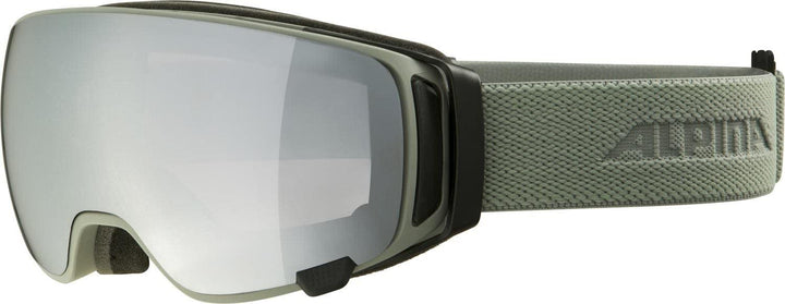 ALPINA Unisex - Erwachsene, DOUBLE JACK MAG Q Skibrille, moongrey, One size Einheitsgrösse moongrey,