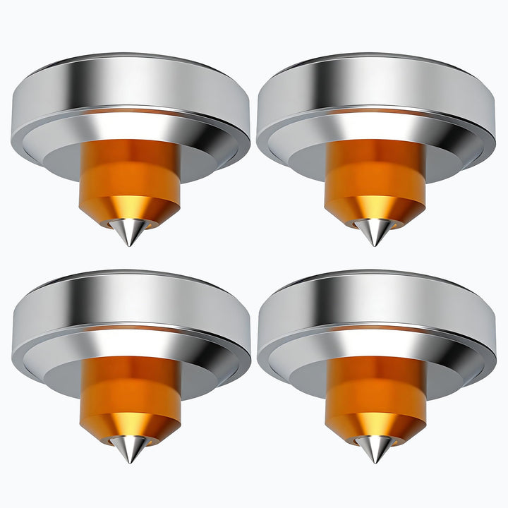 Monosaudio 4xHiFi Lautsprecher Spikes M4 Isolationsständerfüsse Absorber Füsse Aluminium Lautspreche