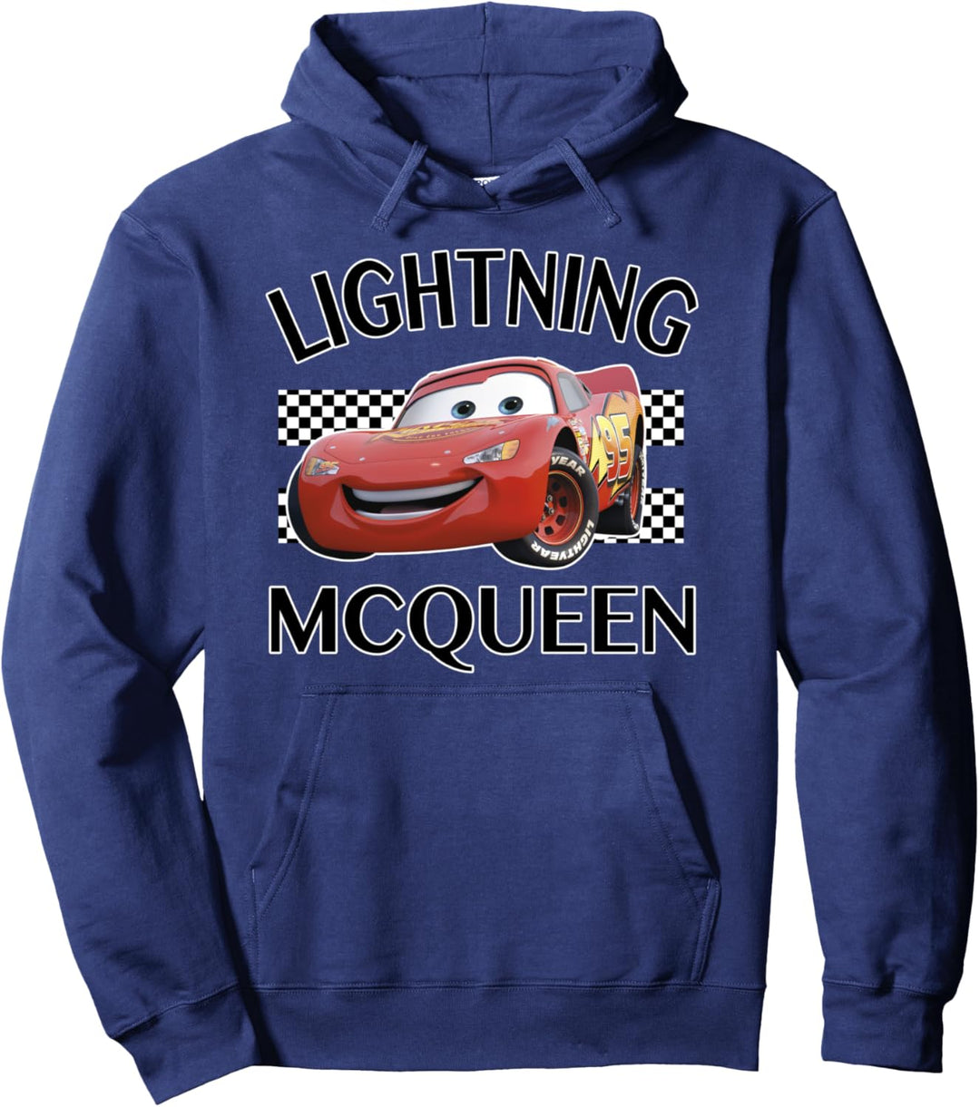 Disney Pixar Cars Lightning McQueen Finish Line Poster Pullover Hoodie