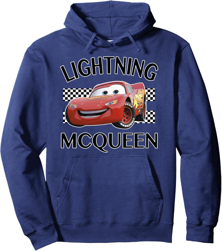 Disney Pixar Cars Lightning McQueen Finish Line Poster Pullover Hoodie