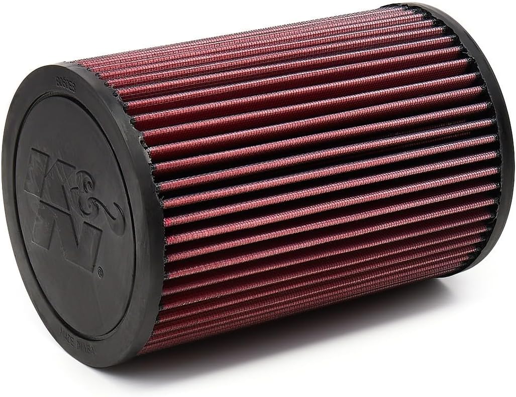 K&N E-2991 Waschbarer und wiederverwendbarer KFZ Tauschluftfilter , Rot