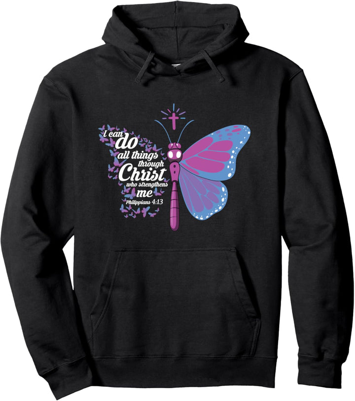 Ich vermag alles durch Christus Christliches Pullover Hoodie