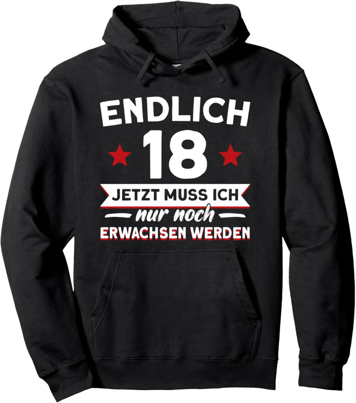 18. Geburtstag Mann 18 Jahre Geburtstagfeier Pullover Hoodie