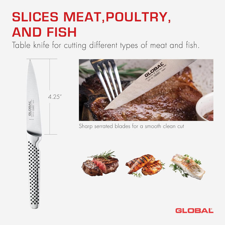 Global GSF-23 Steakmesser 11 cm, geschmiedet