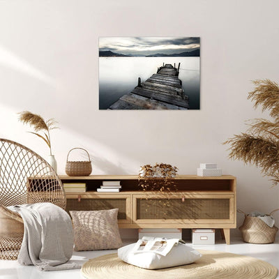 Bilder auf Leinwand Insel Urlaub Pazifischer Ozean Leinwandbild 70x50cm Wandbilder Dekoration Wohnzi