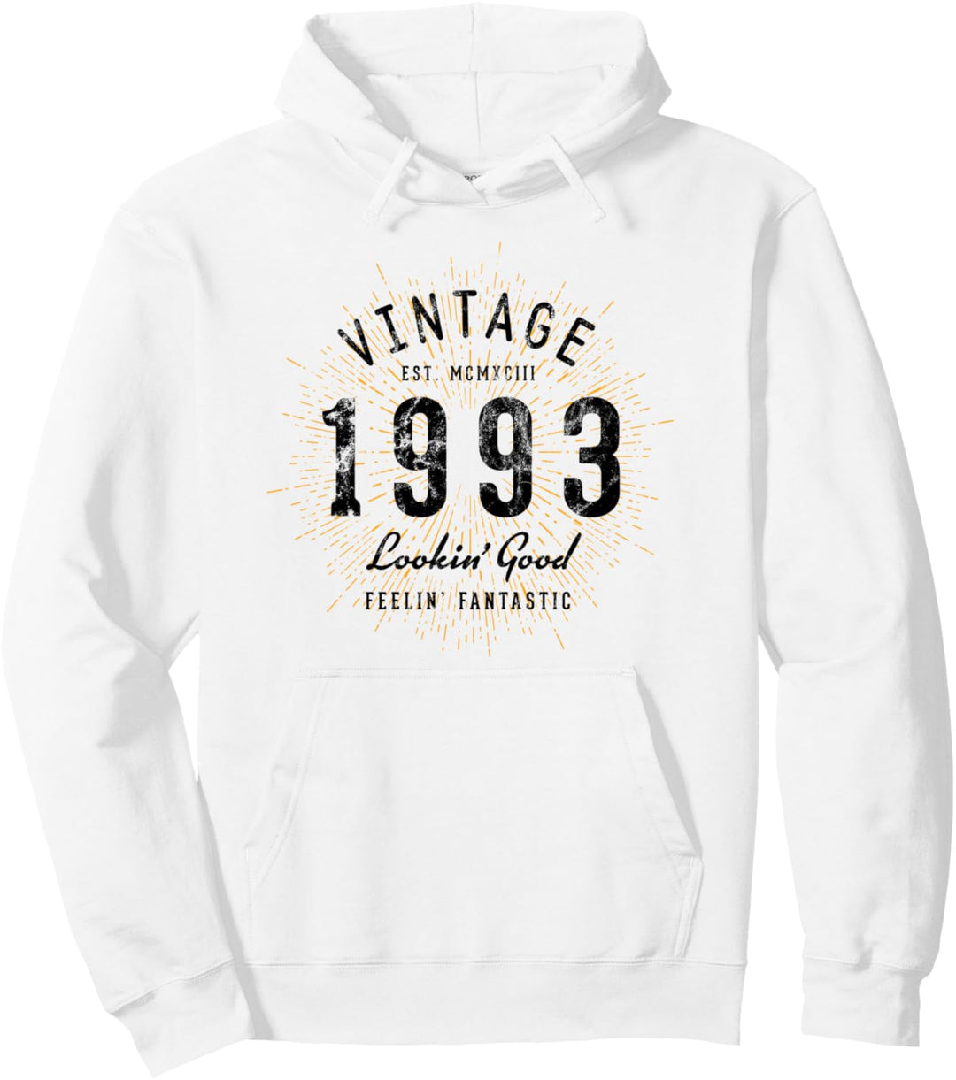 Vintage Geburtstag geboren 1993 Pullover Hoodie