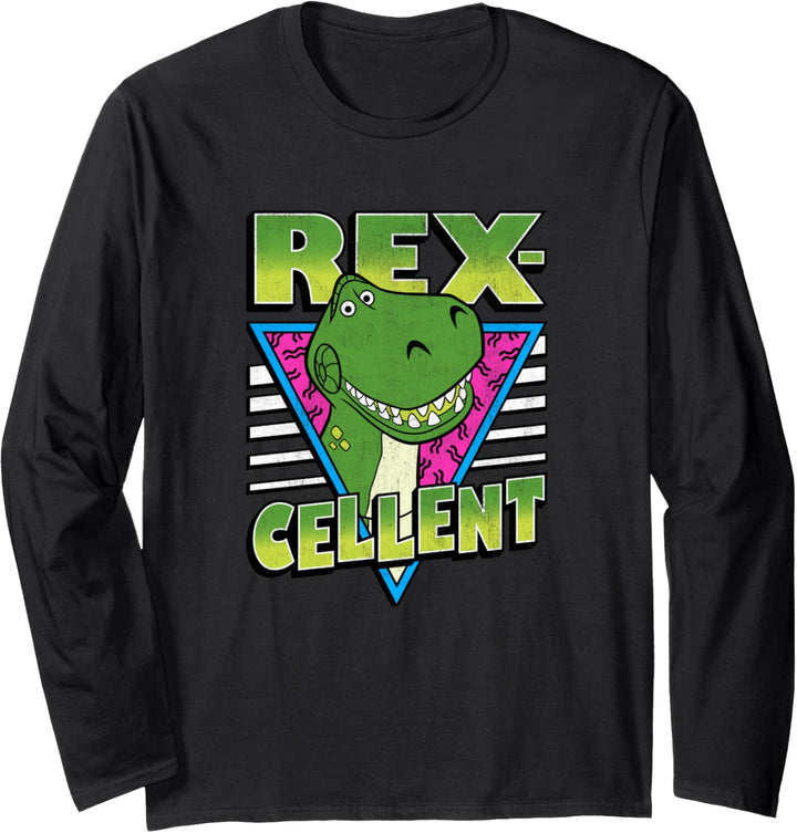 Disney Pixar Toy Story 4 Retro Rex-cellent Portrait C2 Langarmshirt