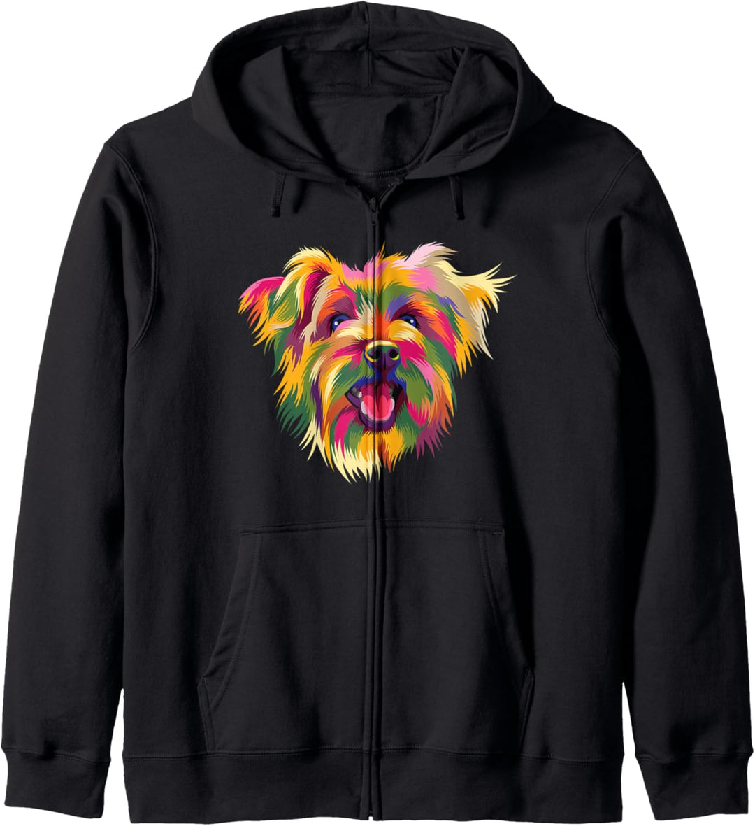 Yorkshire Terrier Yorkie Pop Art Geschenk Kapuzenjacke