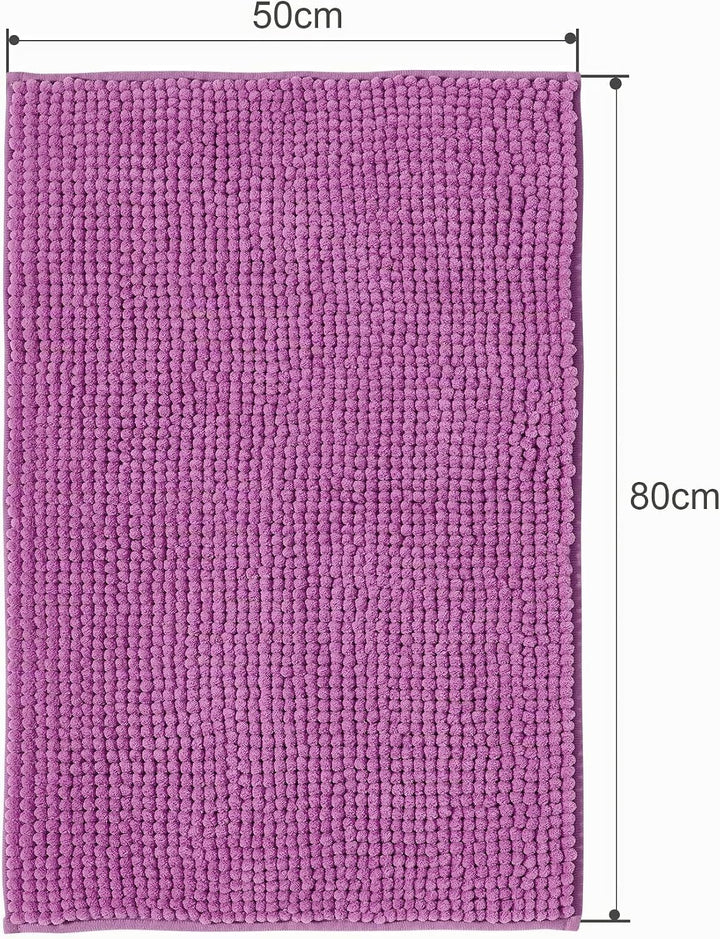 Decomira Badematte rutschfest | Als Badteppich Set kombinierbar | Badezimmer-Teppich Bad-Vorleger wa